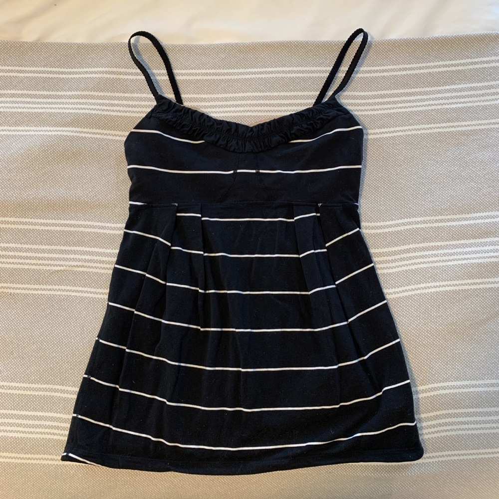 lululemon yogi dance tank - sailor stripe